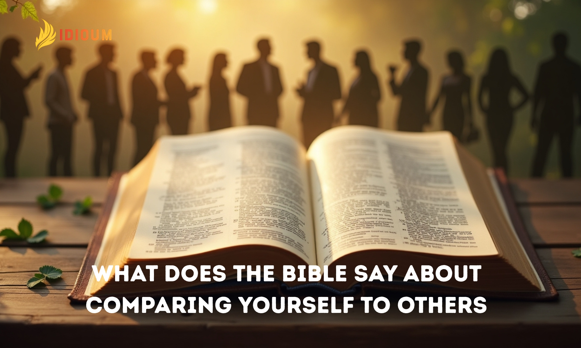bible say about comparing yourself to others
