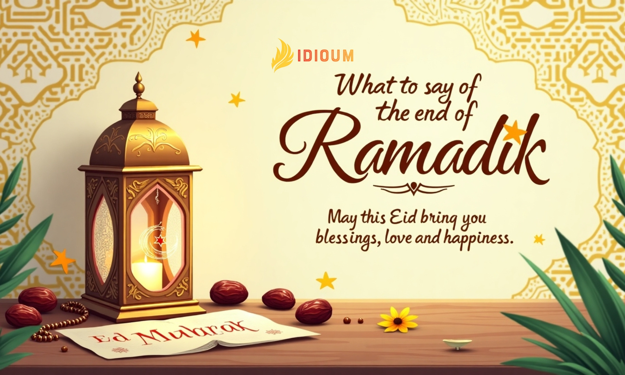 what to say at end of ramadan