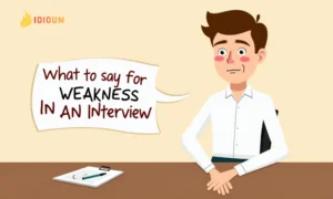 what to say for weakness in interview