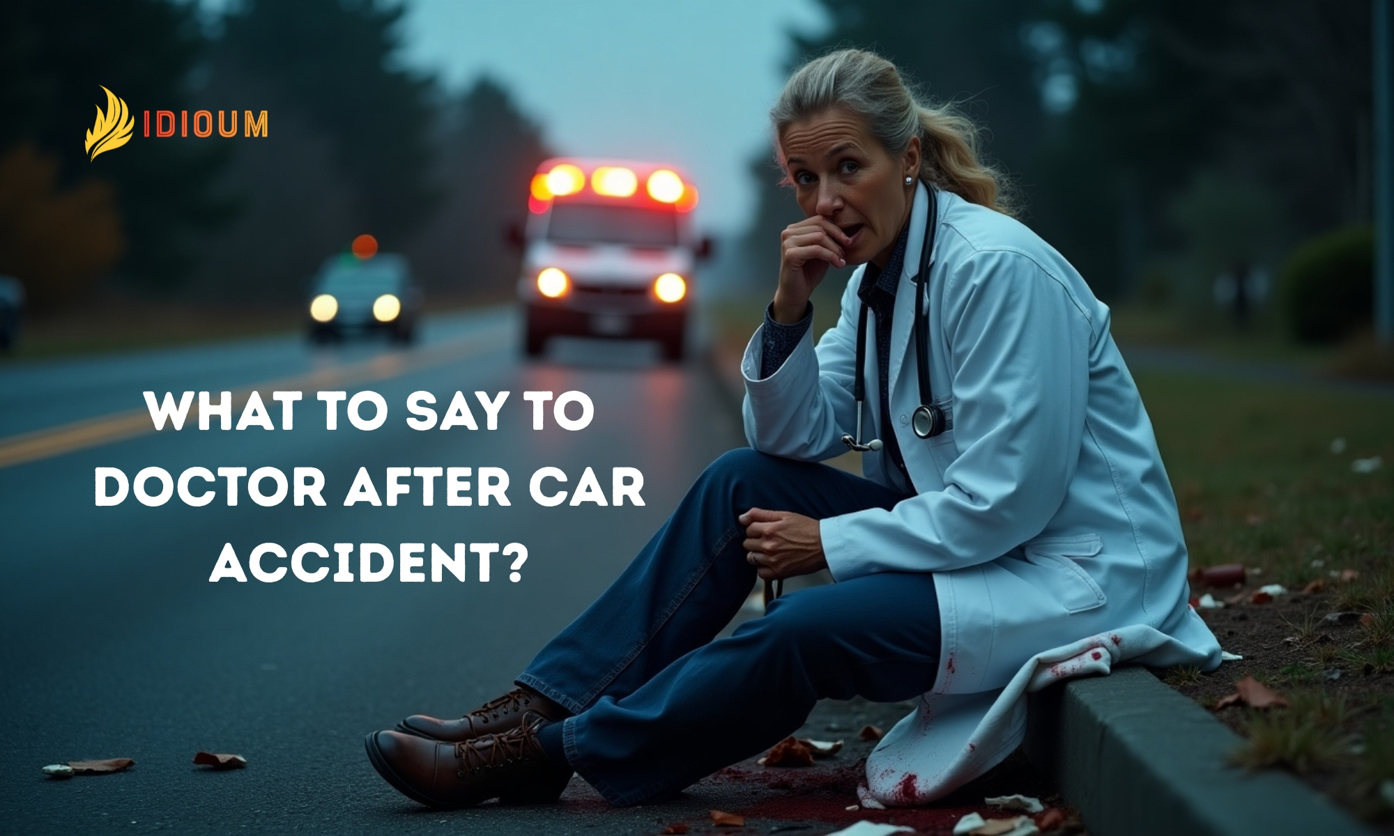 what to say to doctor after car accident