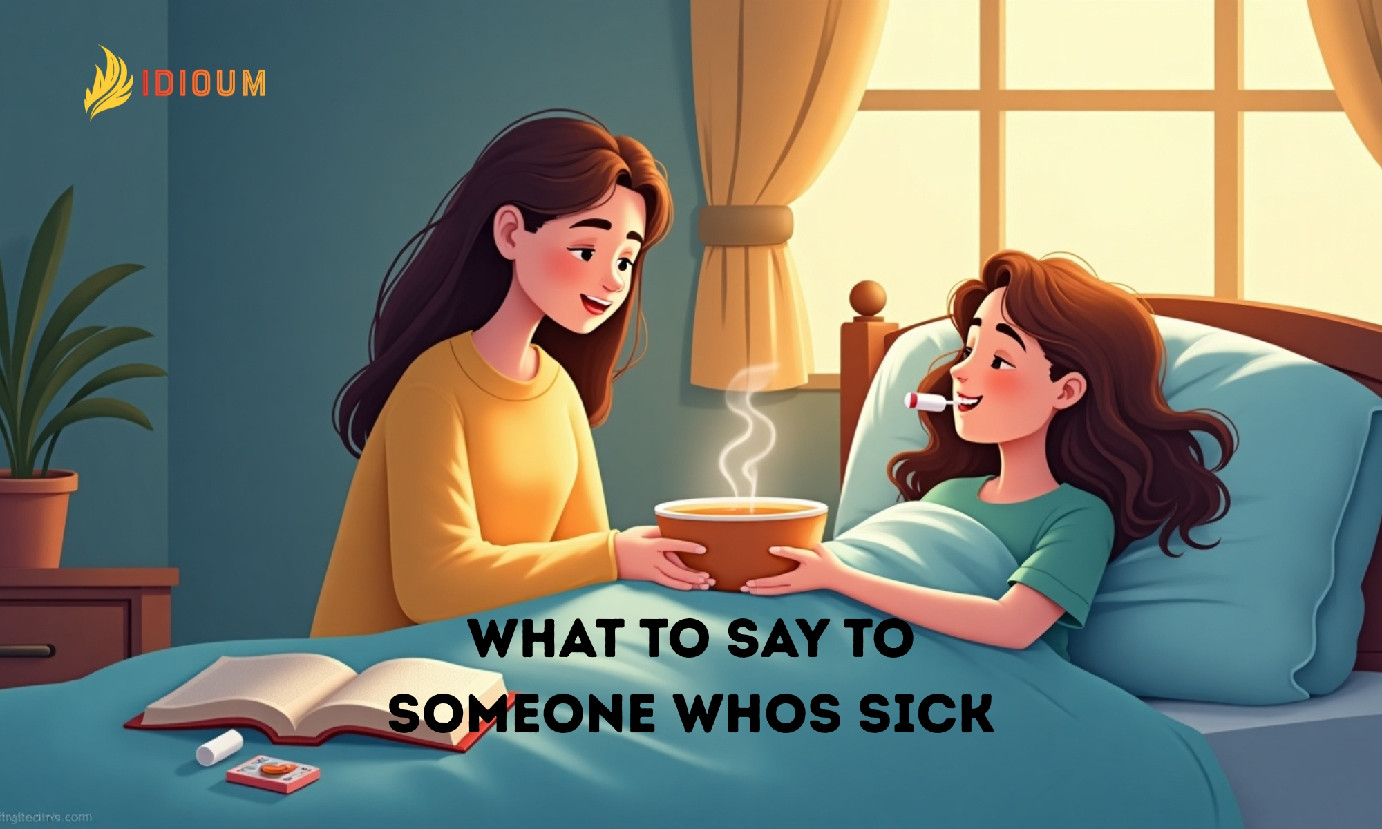 what to say to someone whos sick