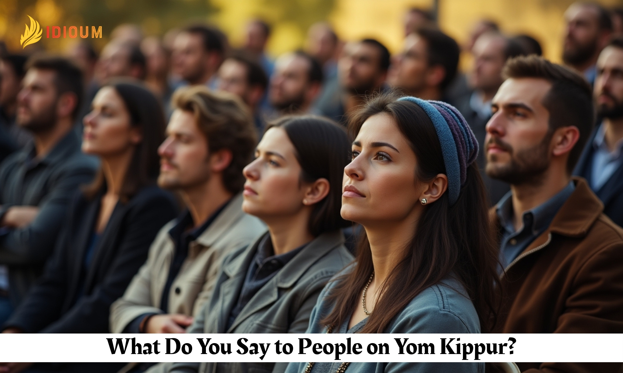 What Do You Say to People on Yom Kippur?