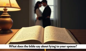 what does the bible say about lying to your spouse