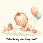 what to say on a baby card