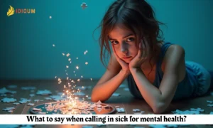 what to say when calling in sick for mental health
